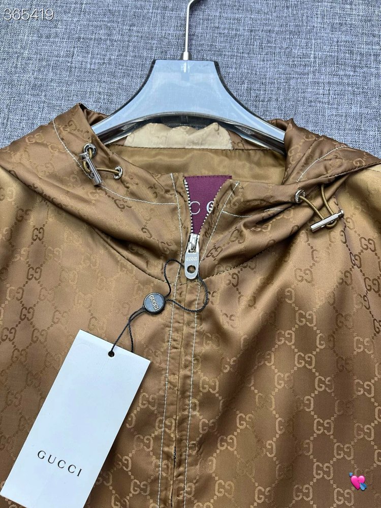 GUCCI 2026 new men's fashionable casual hooded jacket jacket | Superrbuy Spreadsheet