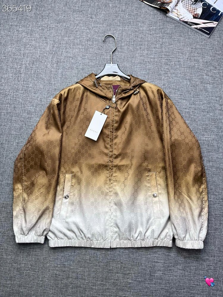 GUCCI 2026 new men's fashionable casual hooded jacket jacket | Superrbuy Spreadsheet
