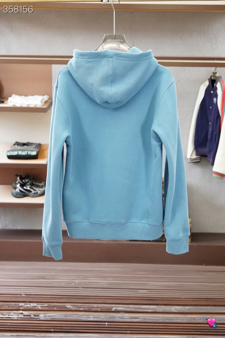 DiorDior classic CD embroidered hooded pure cotton men's fashionable casual hooded sweatshirt | Supe