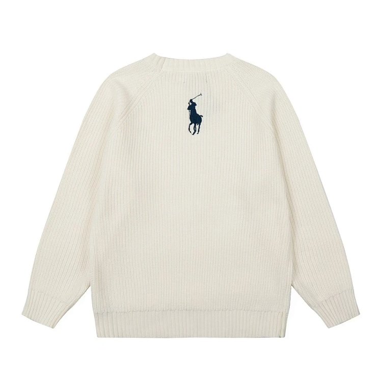 Ralph Lauren's new round neck embroidered knitted sweater | Superrbuy Spreadsheet