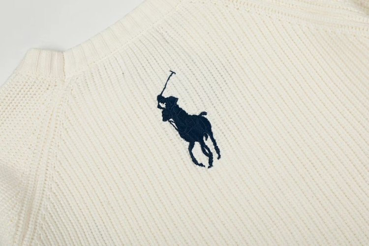 Ralph Lauren's new round neck embroidered knitted sweater | Superrbuy Spreadsheet