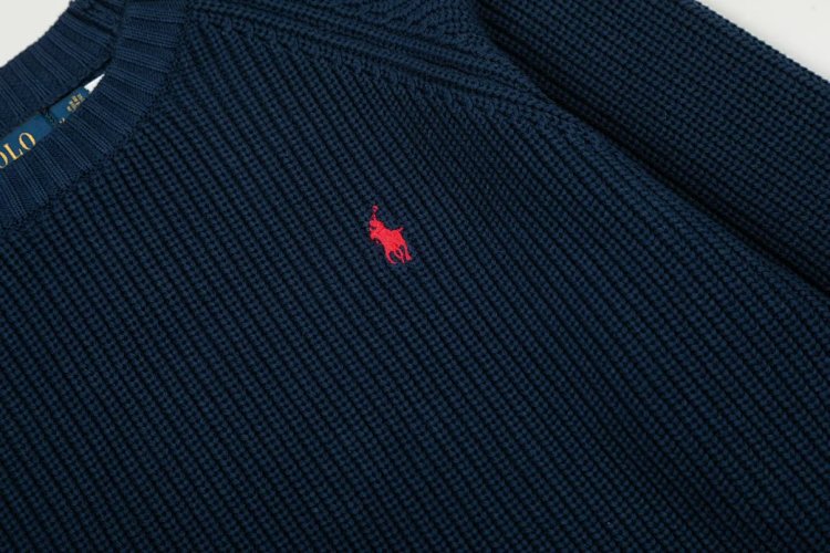 Ralph Lauren's new round neck embroidered knitted sweater | Superrbuy Spreadsheet