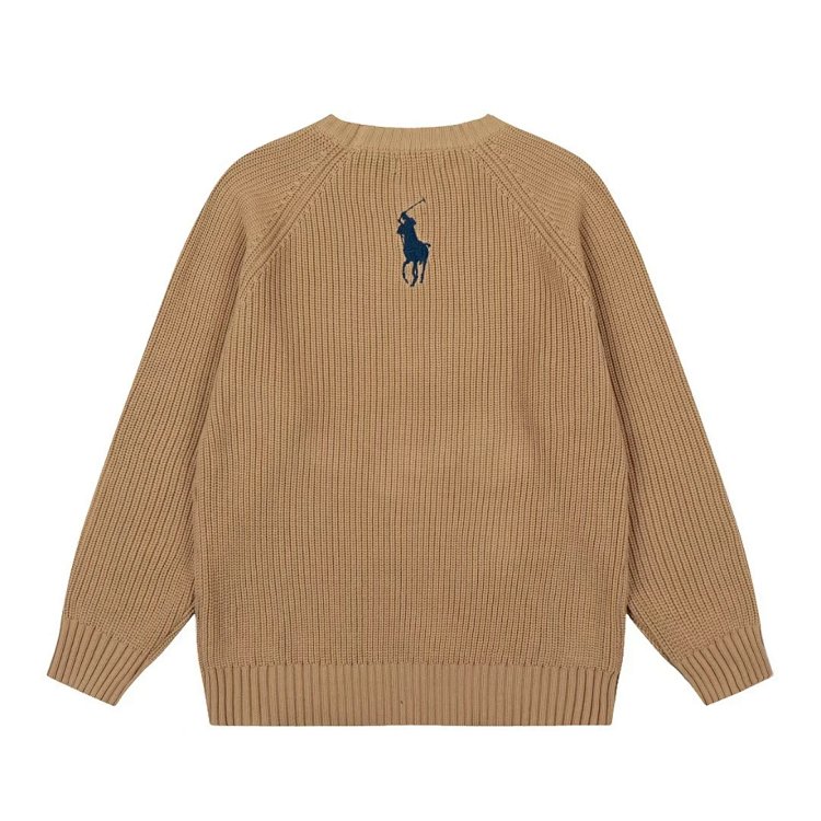 Ralph Lauren's new round neck embroidered knitted sweater | Superrbuy Spreadsheet