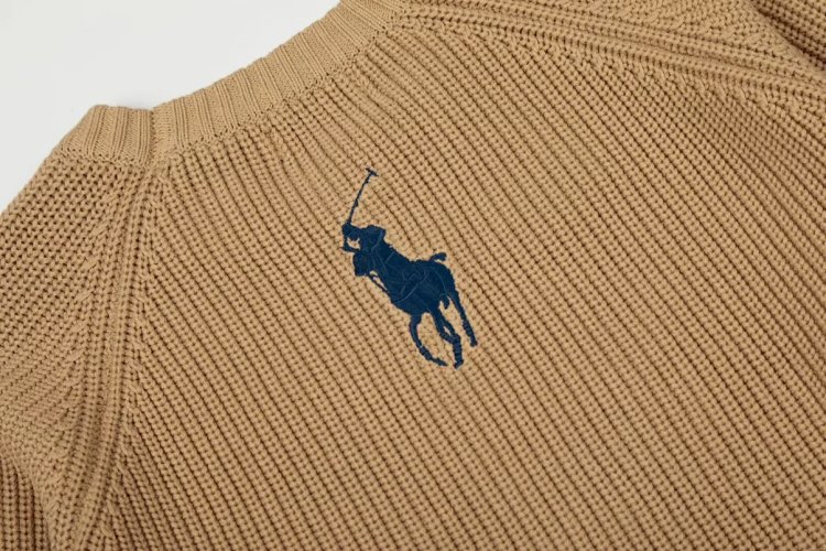 Ralph Lauren's new round neck embroidered knitted sweater | Superrbuy Spreadsheet