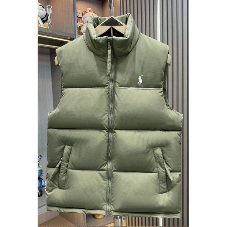 Ralph Lauren Light Luxury Down Cotton Vest Pony Tank Top Unisex Ralph Paul Polo Vest | Superrbuy Spr