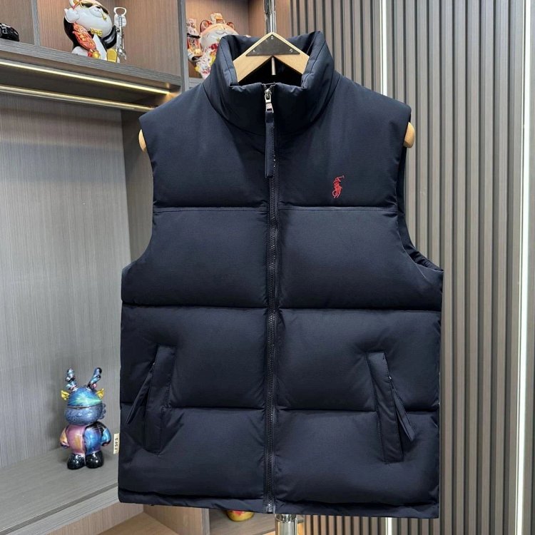 Ralph Lauren Light Luxury Down Cotton Vest Pony Tank Top Unisex Ralph Paul Polo Vest | Superrbuy Spr