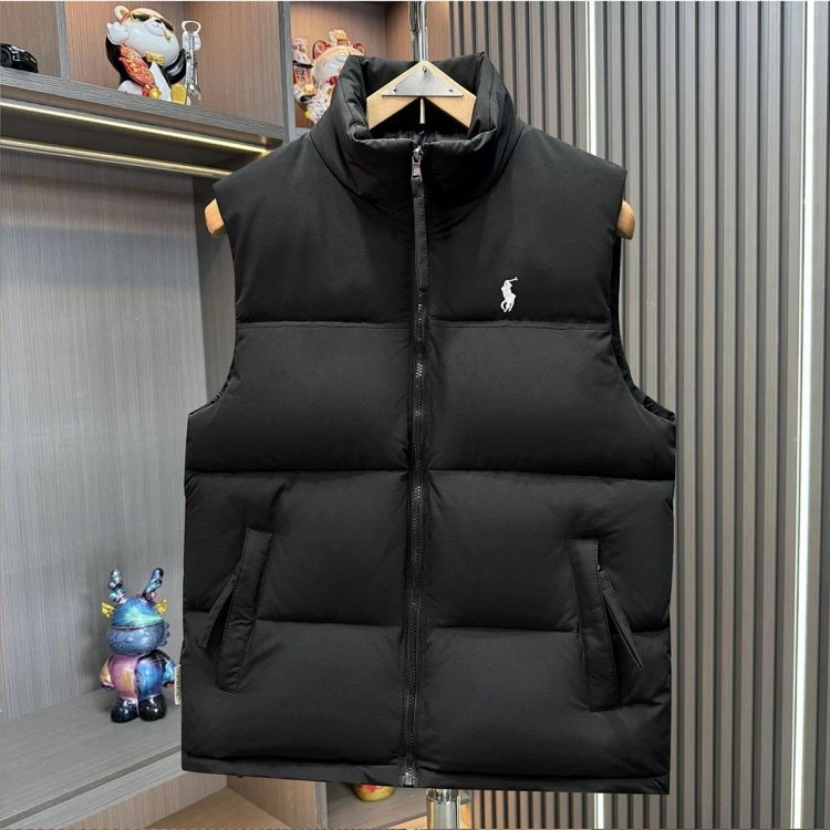 Ralph Lauren Light Luxury Down Cotton Vest Pony Tank Top Unisex Ralph Paul Polo Vest | Superrbuy Spr