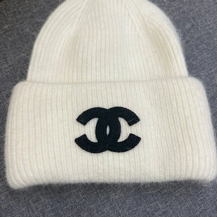 Chanel Knitted Knitted Knitted Wool Hat for Men and Women, Light Luxury Cold Hat | Superrbuy Spread