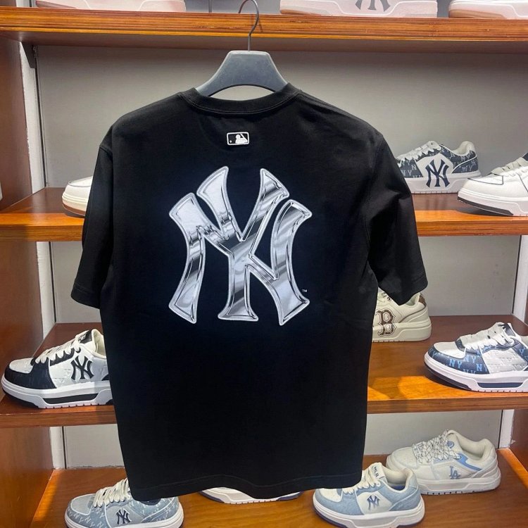 MLBLight luxury short sleeved t-shirt men's round neck half sleeved top unisex | Superrbuy Spreadshe