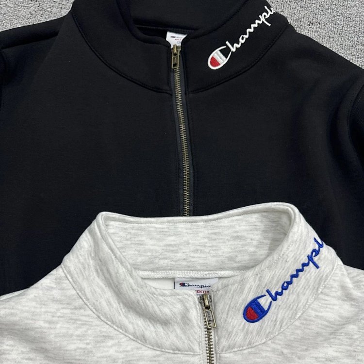 Champion plus velvet hoodie with Kirin arm embroidered logo for both men and women, casual long slee