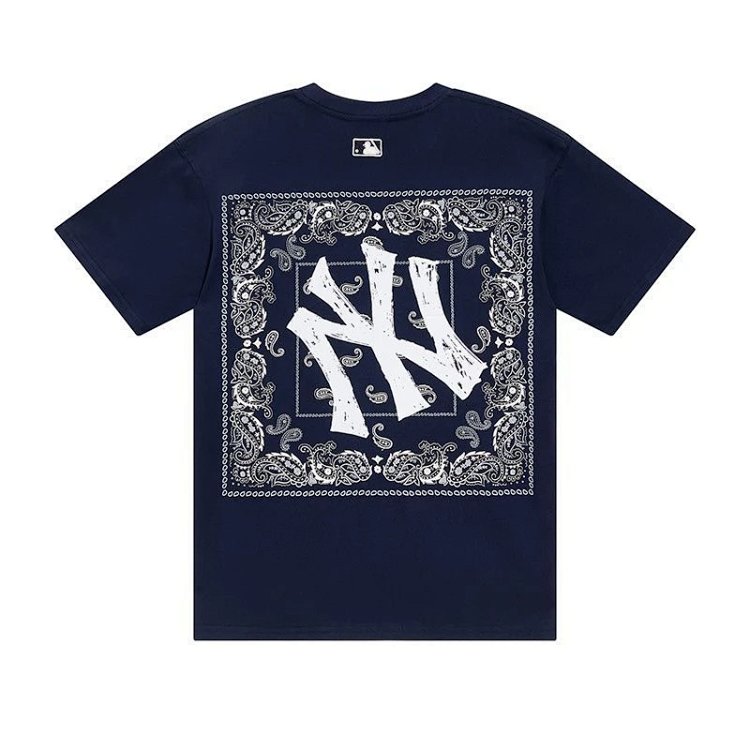 MLBLight luxury short sleeved t-shirt men's round neck half sleeved top unisex | Superrbuy Spreadshe