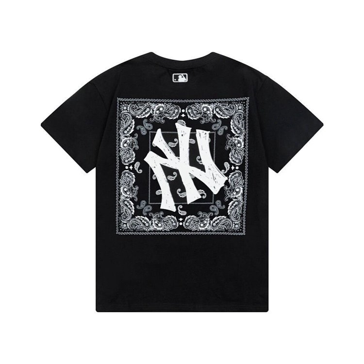 MLBLight luxury short sleeved t-shirt men's round neck half sleeved top unisex | Superrbuy Spreadshe