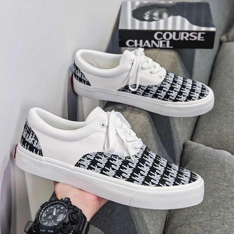 Vans board shoes, one foot low cut shoesFear of God x Vans Era 95 dx white black fog  | Superrbuy Sp