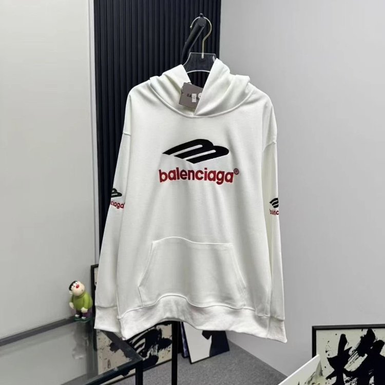Balenciaga hooded sweatshirt, light luxury jacket, unisex top, long sleeved | Superrbuy Spreadsheet