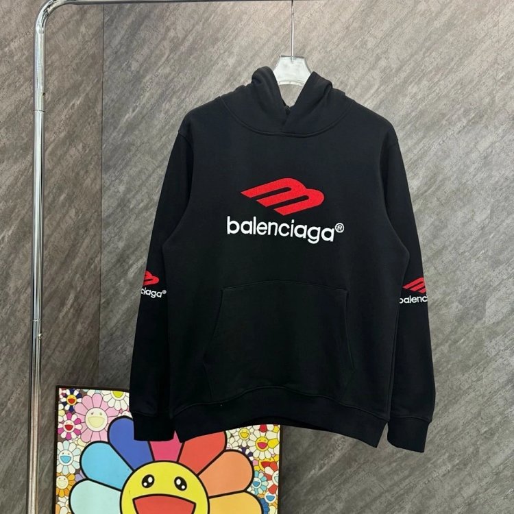 Balenciaga hooded sweatshirt, light luxury jacket, unisex top, long sleeved | Superrbuy Spreadsheet