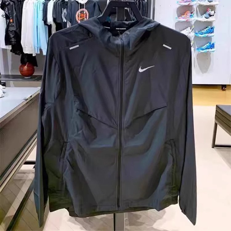 Nike outerwear men's cardigan women's unisex trendy brand spring and autumn monsoon runner jacket su