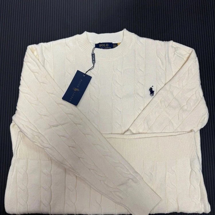 Ralph Lauren sweater Ralph round neck sweater pony sweater unisex | Superrbuy Spreadsheet