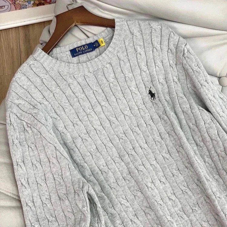 Ralph Lauren sweater Ralph round neck sweater pony sweater unisex | Superrbuy Spreadsheet