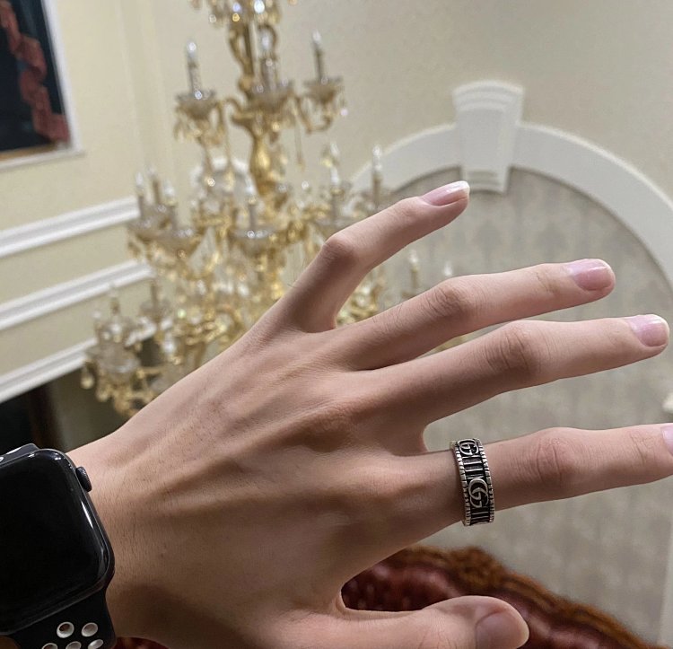 Couple Pair Ring 925 Silver Gucci GUUCI Vintage Double G Ring Vintage Vintage Vintage | Superrbuy Sp