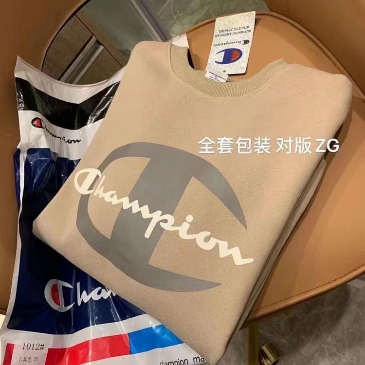 Champion plus velvet sweatshirt long sleeved unisex couple casual pullover sports top trendy | Super