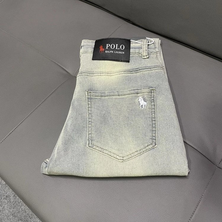 Ralph Lauren jeans embroidered casual pants straight leg slim fit pants | Superrbuy Spreadsheet
