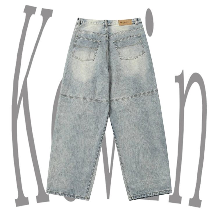 Balenciaga 25ss new Balenciaga silhouette denim pants from Balenciaga | Superrbuy Spreadsheet