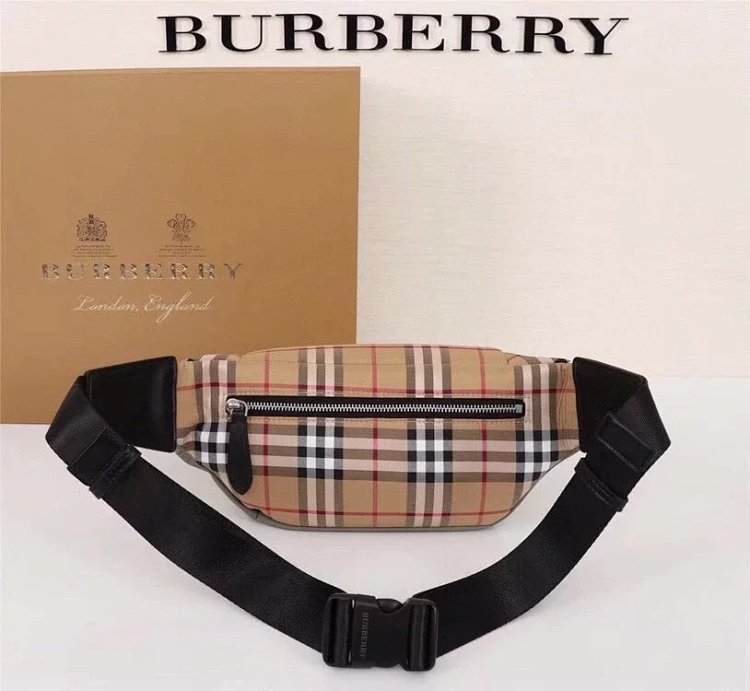 Burberry contrasting waist bag crossbody bag chest bag unisex | Superrbuy Spreadsheet