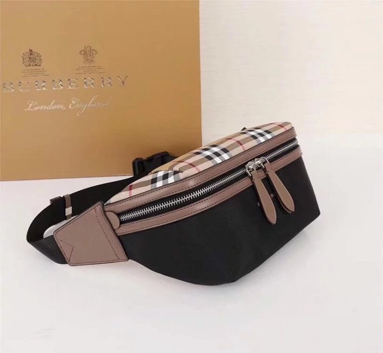 Burberry contrasting waist bag crossbody bag chest bag unisex | Superrbuy Spreadsheet
