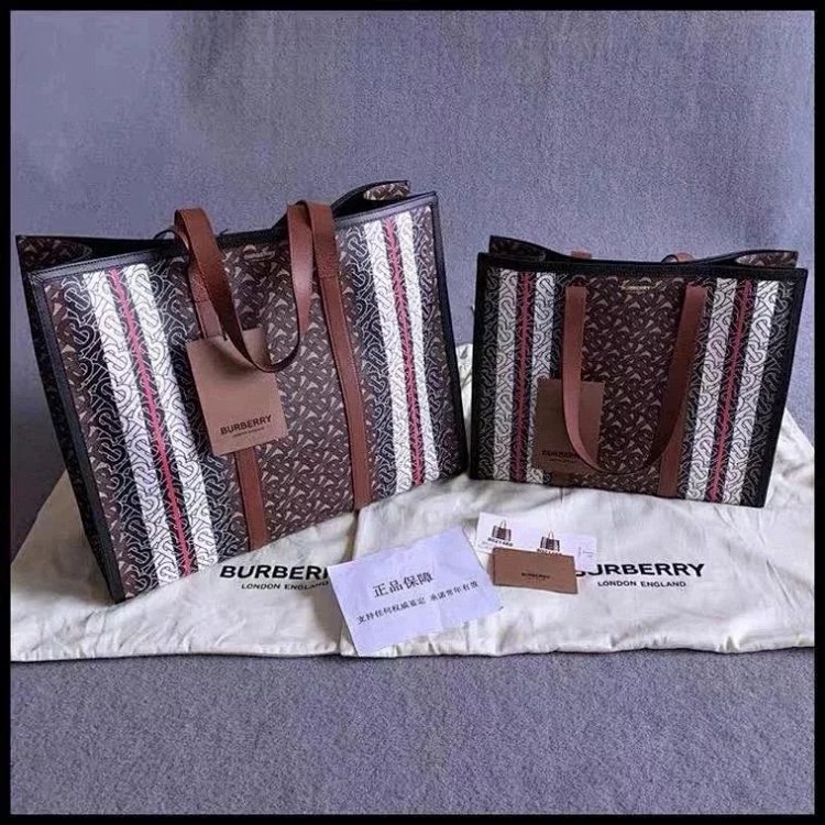 Burberry Original Tote Bag Shopping Bag Original Single Handbag Handbag Single Shoulder Crossbody Ba