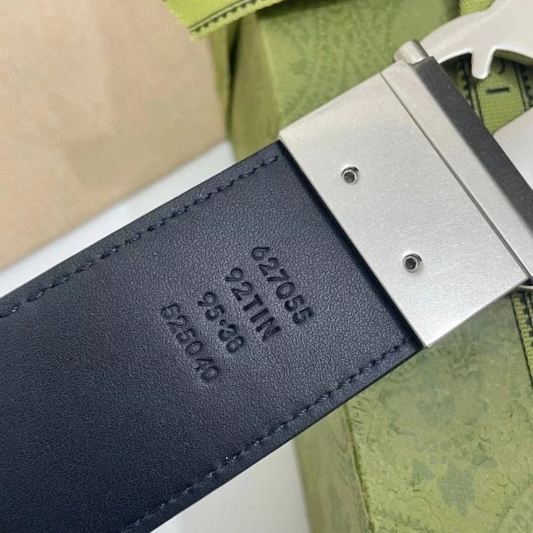 Gucci men's and women's belt PVC distressed calf leather vintage | Superrbuy Spreadsheet