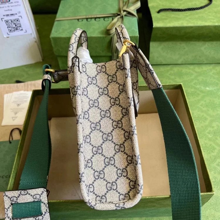 Gucci animal print mini tote bag music score bag crossbody bag shoulder bag unisex 699406 | Superrbu