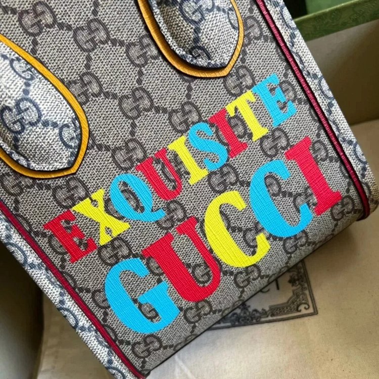 Gucci animal print mini tote bag music score bag crossbody bag shoulder bag unisex 699406 | Superrbu