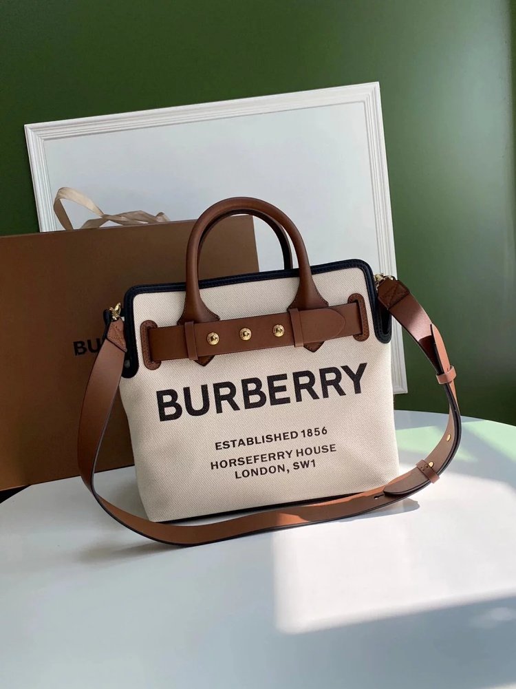Burberry Belt ladies' large capacity tote bag shoulder bag