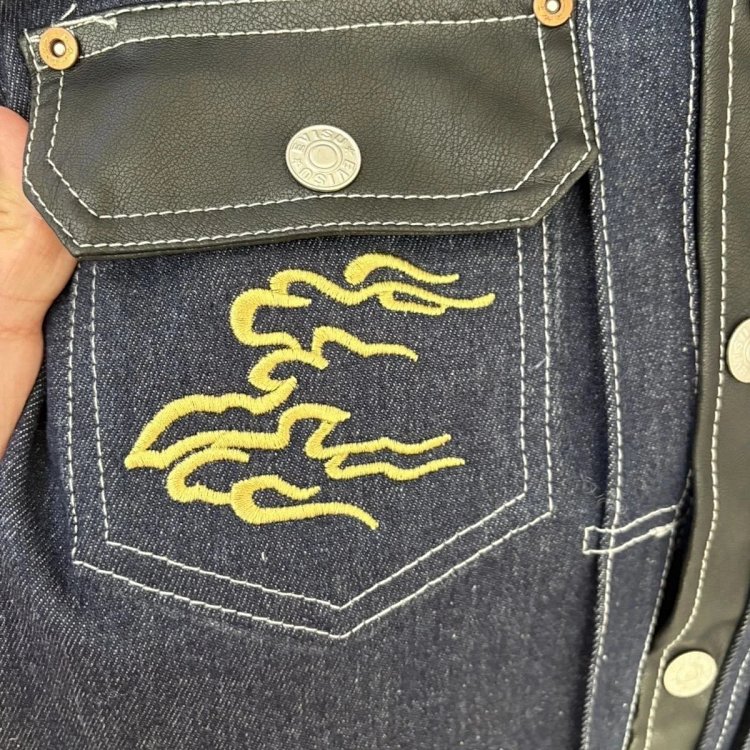 EVISU Heavy Industry Embroidered Cowboy Coat | Superrbuy Spreadsheet