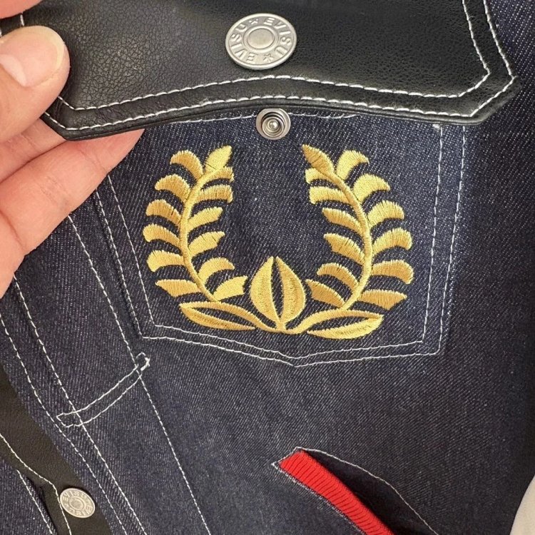 EVISU Heavy Industry Embroidered Cowboy Coat | Superrbuy Spreadsheet
