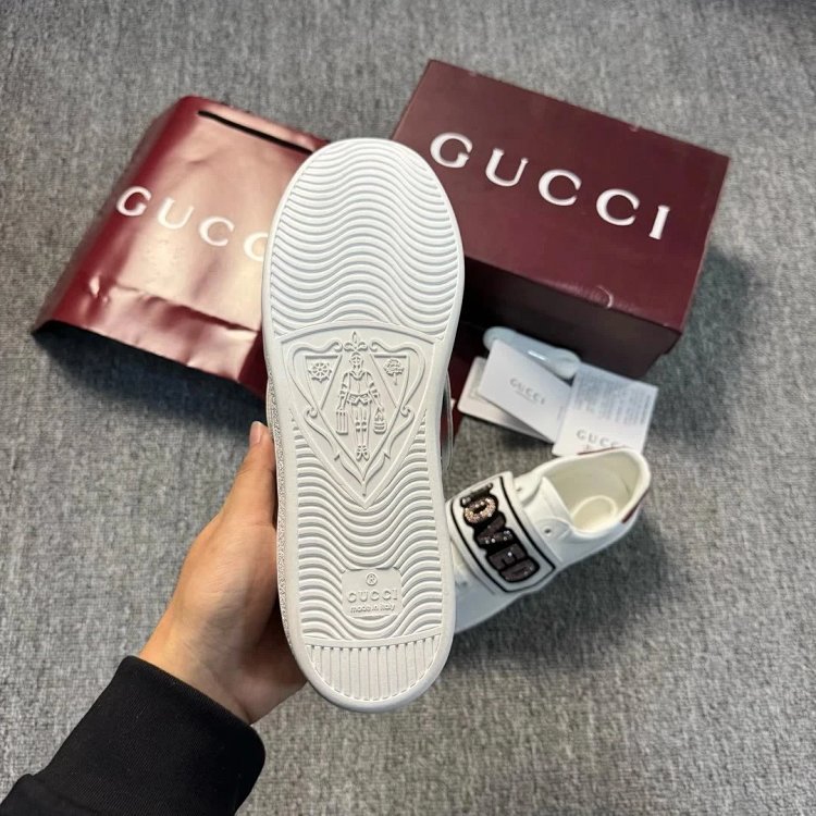 Gucci Bright Diamond Love Patch Casual Shoes Board Shoes | Superrbuy Spreadsheet