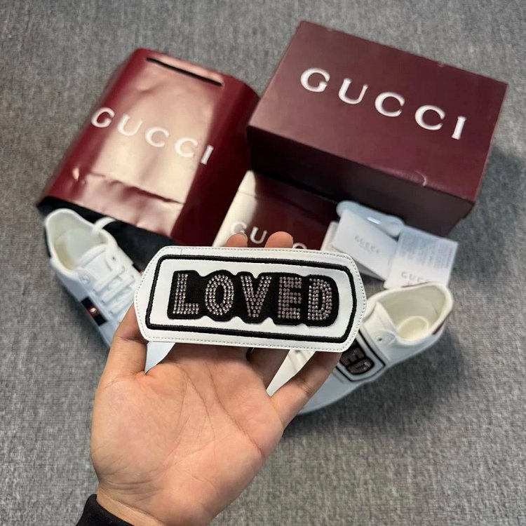 Gucci Bright Diamond Love Patch Casual Shoes Board Shoes | Superrbuy Spreadsheet