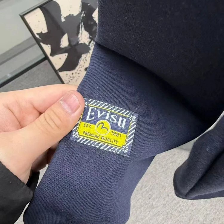 EVISU black and blue dual tone hoodie | Superrbuy Spreadsheet