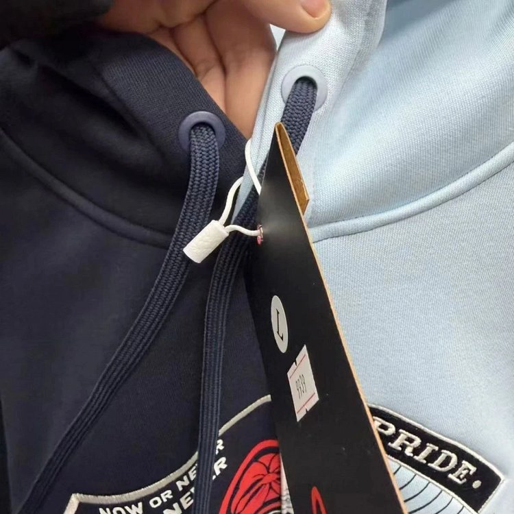 EVISU black and blue dual tone hoodie | Superrbuy Spreadsheet