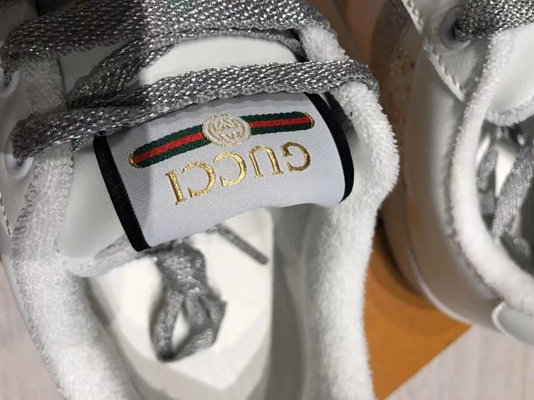 GUCCI dirty shoes, white rhinestone style fashionable board shoes | Superrbuy Spreadsheet