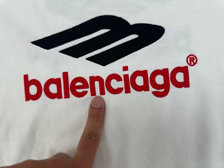 Balenciaga  Embroidered Printed T-shirt | Superrbuy Spreadsheet