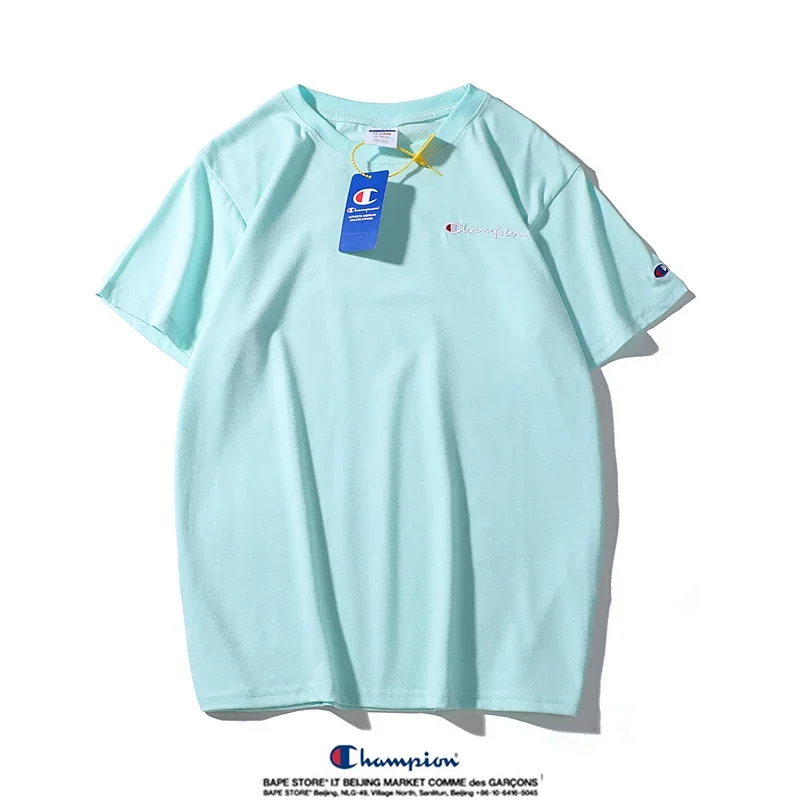 Champion small label pure cotton round neck short sleeved T-shirt | Superrbuy Spreadsheet