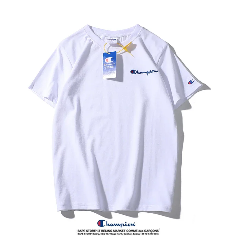 Champion small label pure cotton round neck short sleeved T-shirt | Superrbuy Spreadsheet