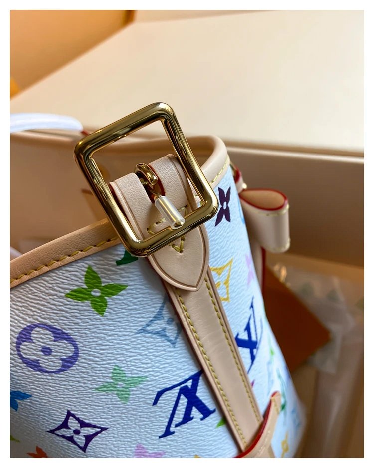 Louis Vuitton white tri colored CarryAll handbag | Superrbuy Spreadsheet