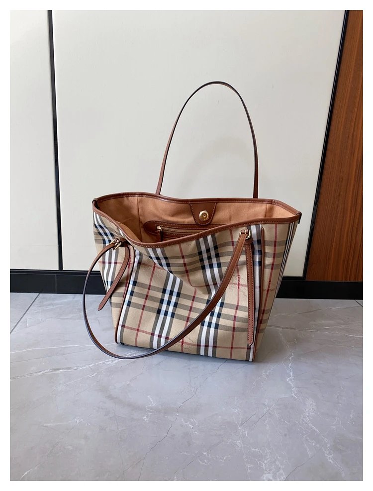 Burberry plaid pattern tote bag | Superrbuy Spreadsheet