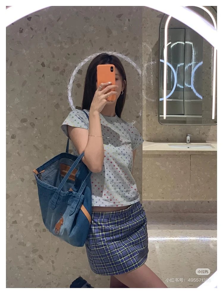 Ralph Lauren  Washed denim blue tote bag