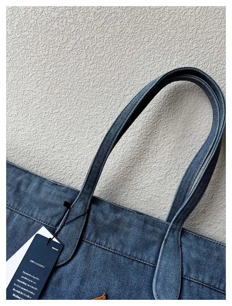 Ralph Lauren  Washed denim blue tote bag | Superrbuy Spreadsheet