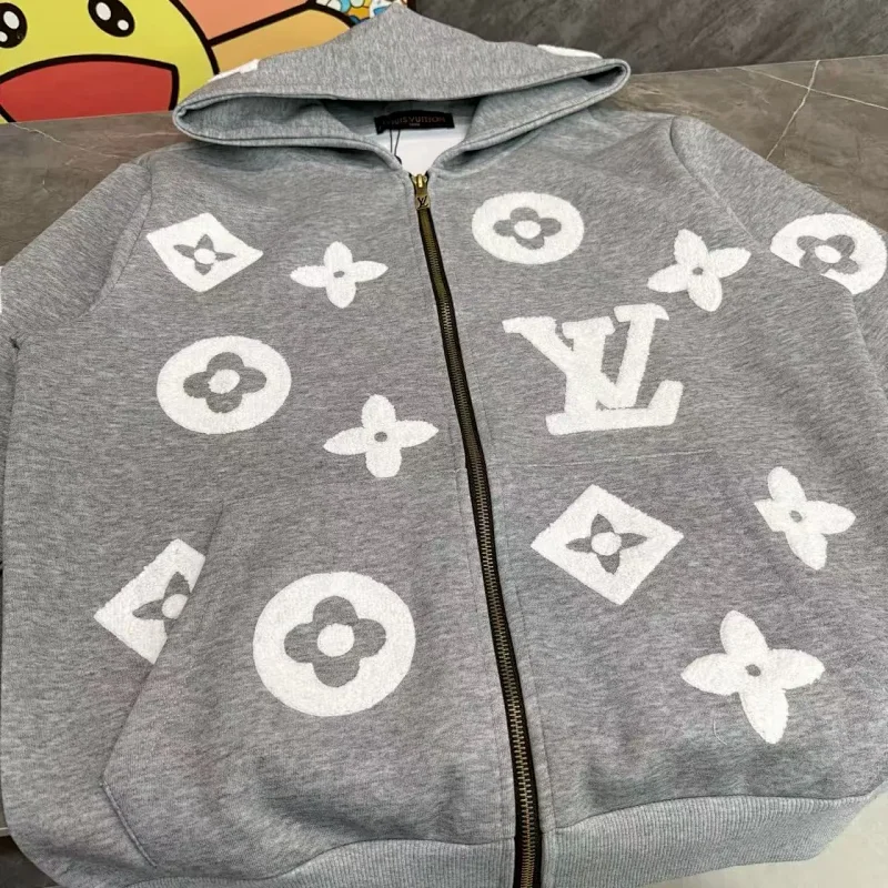 Louis Vuitton hooded zipper sweatshirt | Superrbuy Spreadsheet